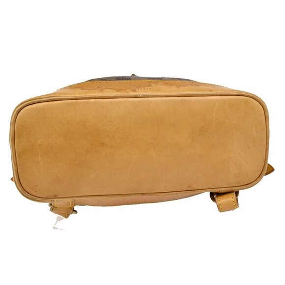 LOUIS VUITTON Logo Soho Backpack Bag Damier Ebene Leather Brown - Picture 5 of 16